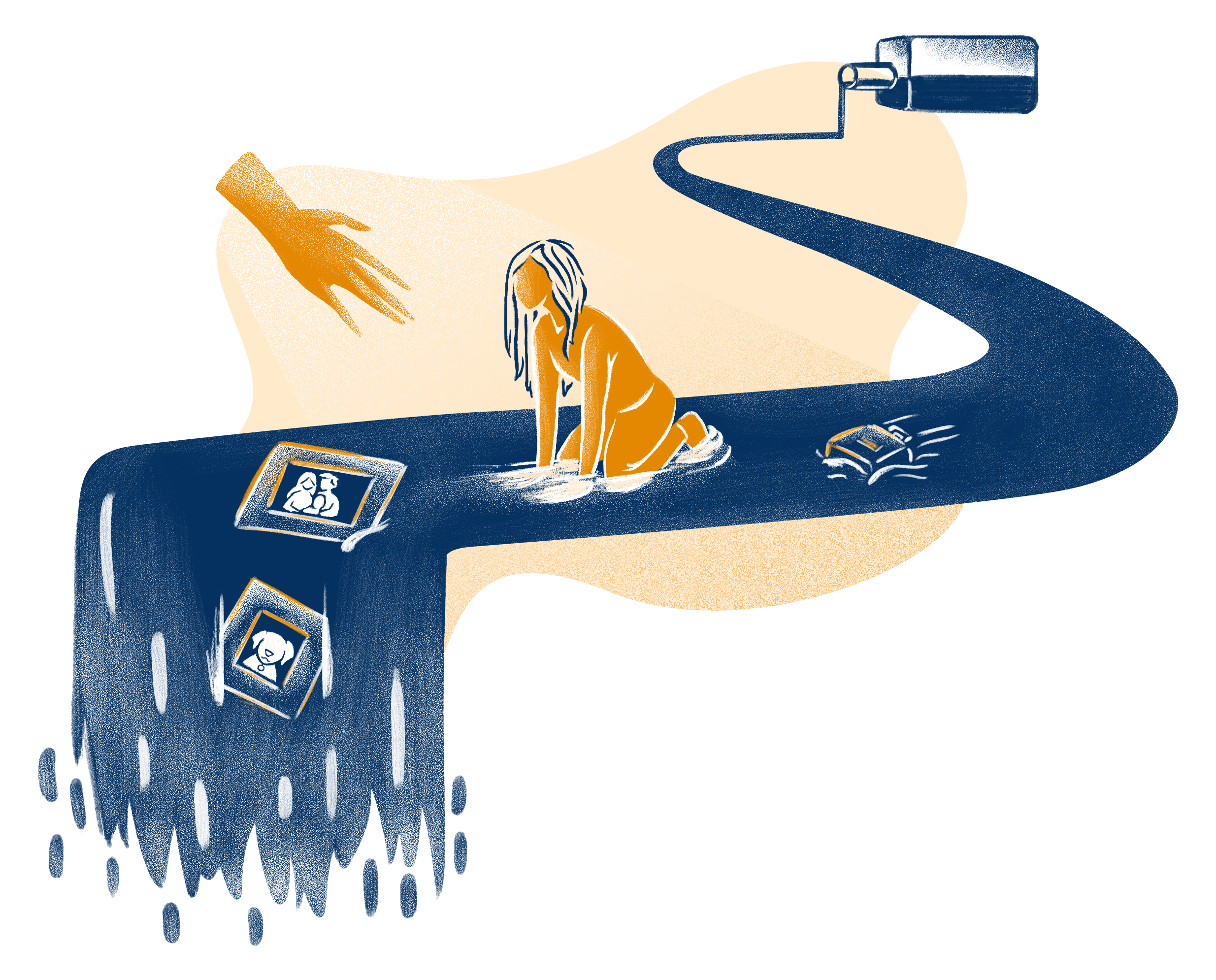 Quit Alcohol Drinking Illustration